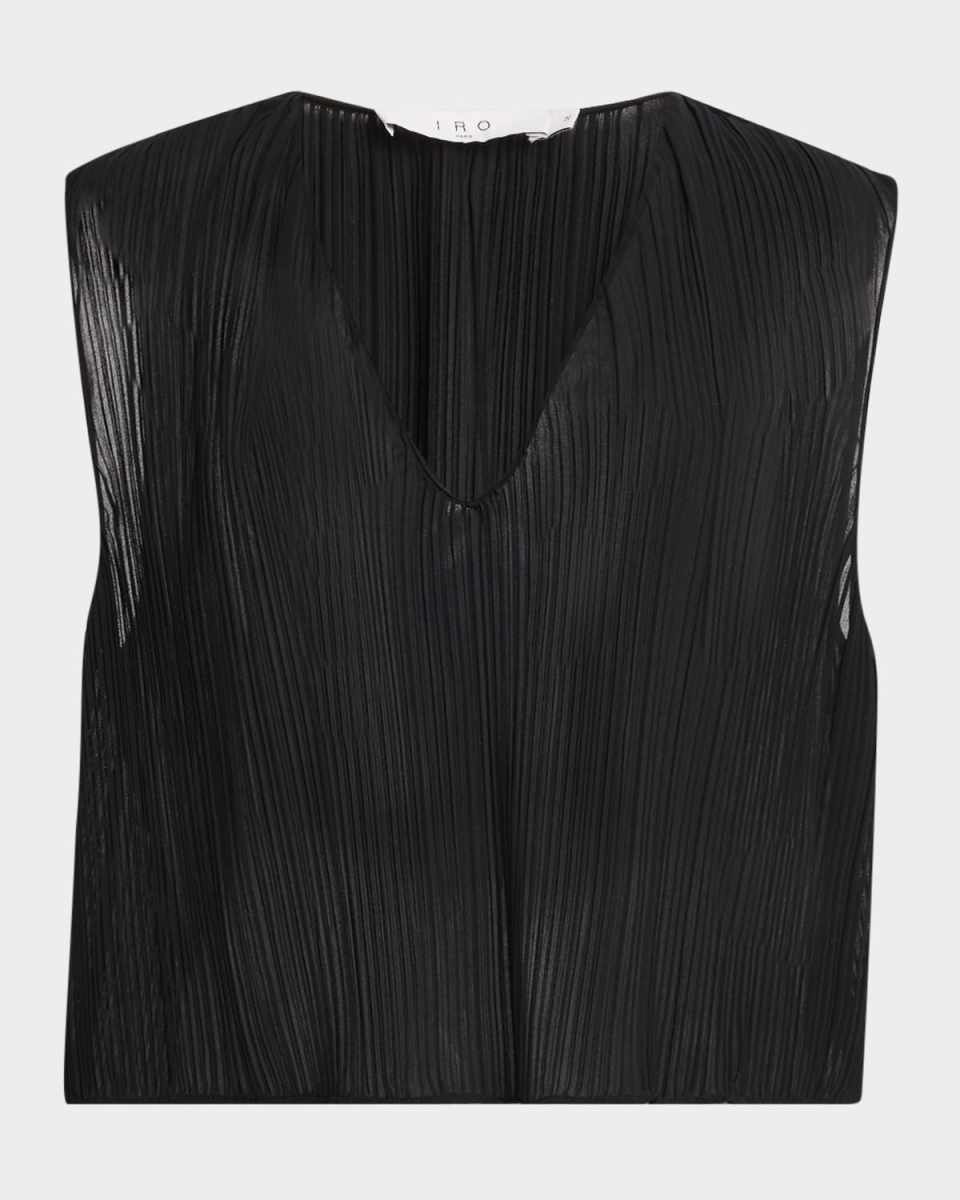 Calyssa Flowy V-Neck Top